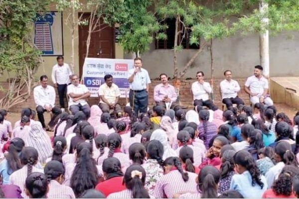 Information about the bank scheme to the students of kalyansagar group school